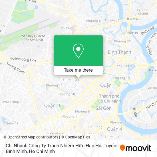 Chi Nhánh Công Ty Trách Nhiệm Hữu Hạn Hải Tuyến-Bình Minh map