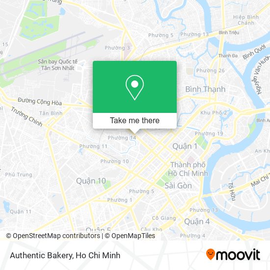 Authentic Bakery map