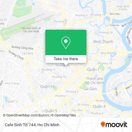Cafe Sinh Tố 744 map
