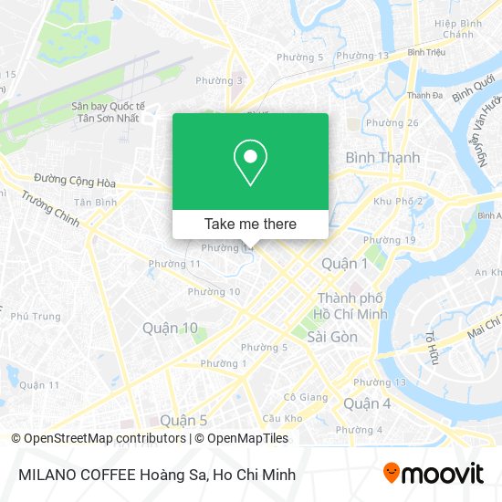 MILANO COFFEE Hoàng Sa map