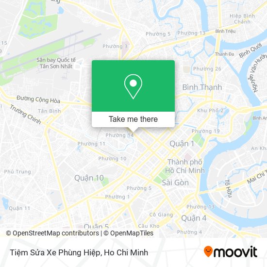 Tiệm Sửa Xe Phùng Hiệp map