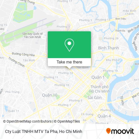 Cty Luật TNHH MTV Ta Pha map