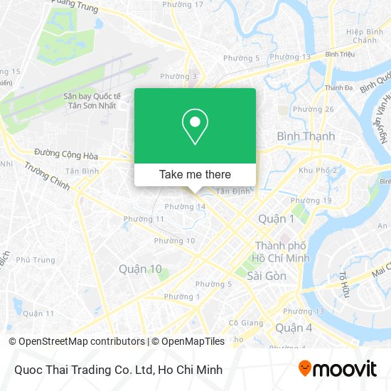 Quoc Thai Trading Co. Ltd map