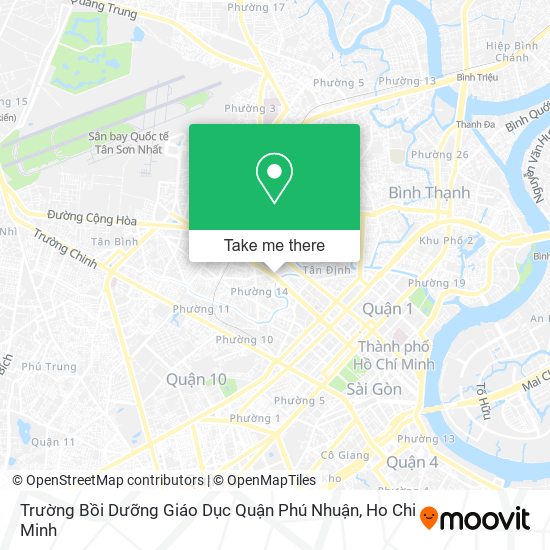 Trường Bồi Dưỡng Giáo Dục Quận Phú Nhuận map