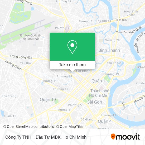 Công Ty TNHH Đầu Tư MDK map