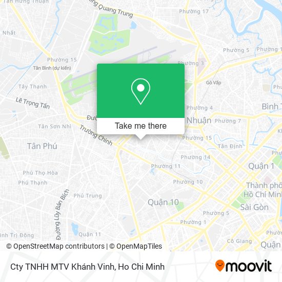 Cty TNHH MTV Khánh Vinh map