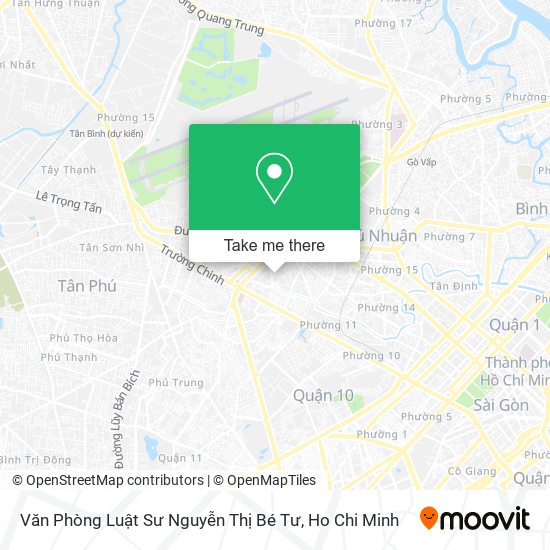 Văn Phòng Luật Sư Nguyễn Thị Bé Tư map