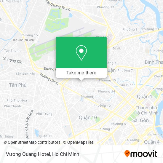 Vương Quang Hotel map
