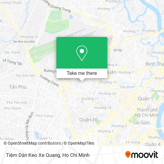 Tiệm Dán Keo Xe Quang map