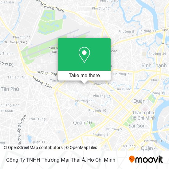 Công Ty TNHH Thương Mại Thái Á map