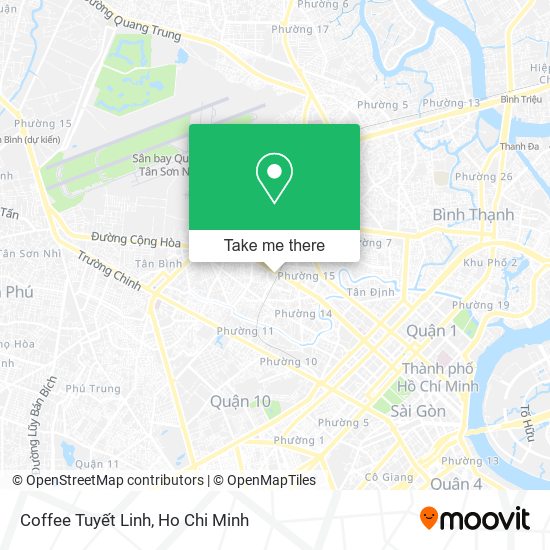 Coffee Tuyết Linh map