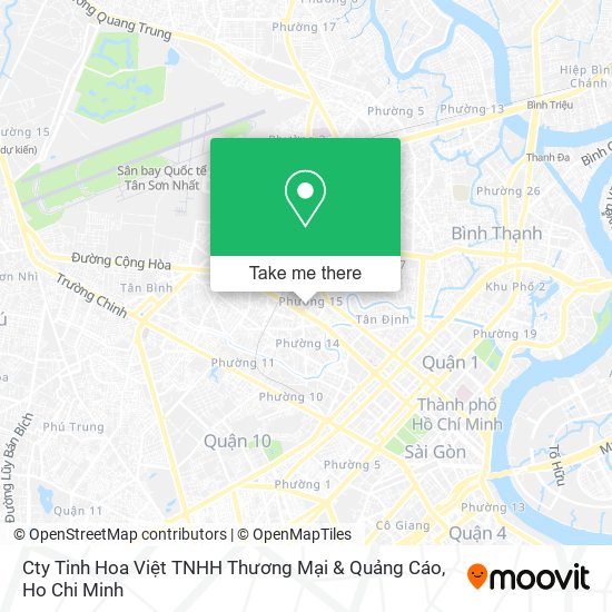 Cty Tinh Hoa Việt TNHH Thương Mại & Quảng Cáo map