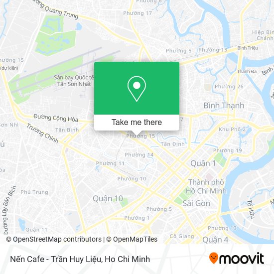 Nến Cafe - Trần Huy Liệu map