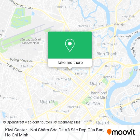 Kiwi Center - Nơi Chăm Sóc Da Và Sắc Đẹp Của Bạn map