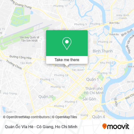 Quán Ốc Vỉa Hè - Cô Giang map