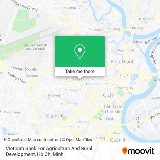 Vietnam Bank For Agriculture And Rural Development map