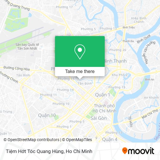 Tiệm Hớt Tóc Quang Hùng map