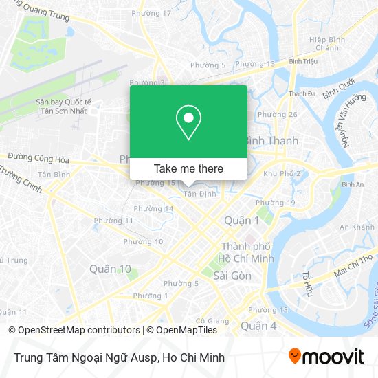 Trung Tâm Ngoại Ngữ Ausp map
