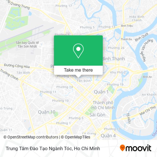 Trung Tâm Đào Tạo Ngành Tóc map