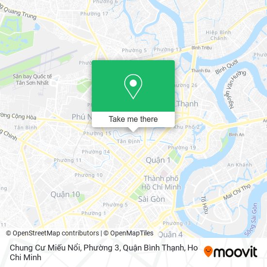 Chung Cư Miếu Nổi, Phường 3, Quận Bình Thạnh map