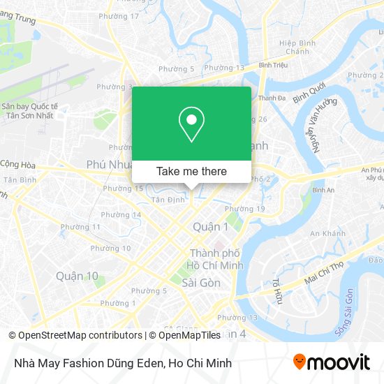 Nhà May Fashion Dũng Eden map