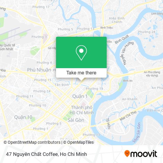 47 Nguyên Chất Coffee map
