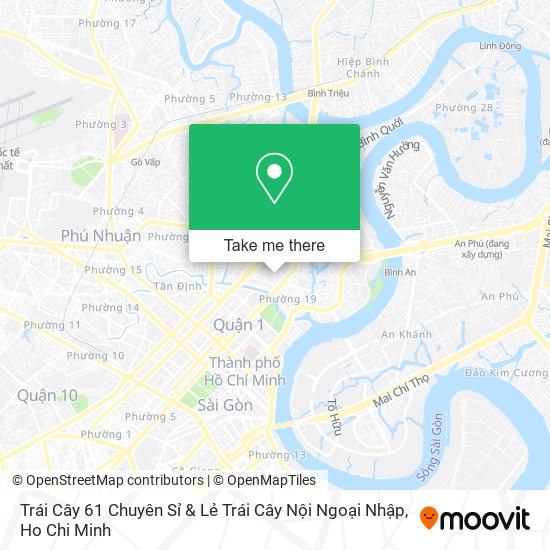 Trái Cây 61 Chuyên Sỉ & Lẻ Trái Cây Nội Ngoại Nhập map