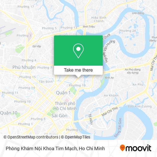 Phòng Khám Nội Khoa Tim Mạch map