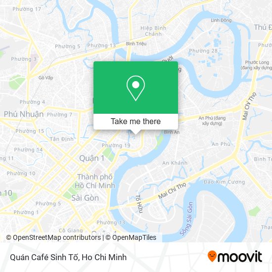 Quán Café Sinh Tố map