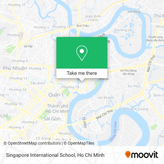 Singapore International School map