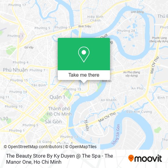 The Beauty Store By Ky Duyen @ The Spa - The Manor One map
