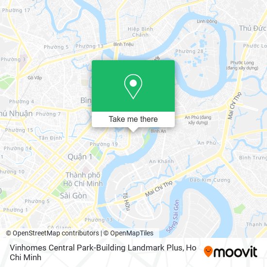 Vinhomes Central Park-Building Landmark Plus map