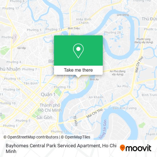 Bayhomes Central Park Serviced Apartment map