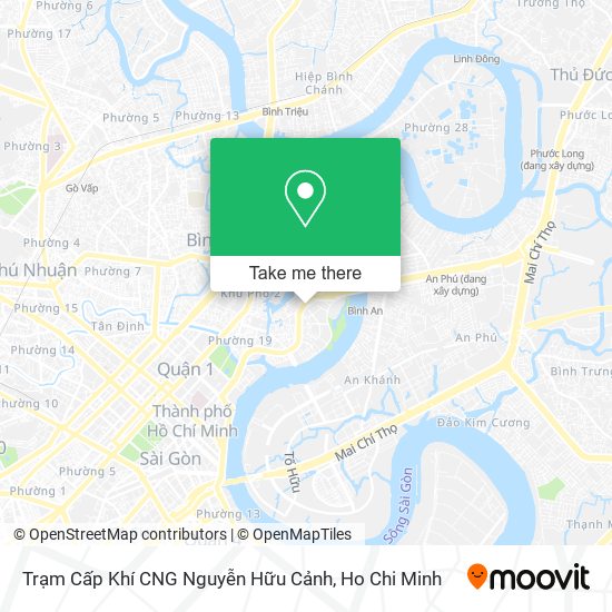 Trạm Cấp Khí CNG Nguyễn Hữu Cảnh map