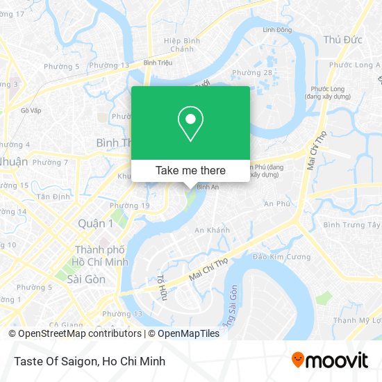Taste Of Saigon map