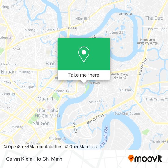 Calvin Klein map