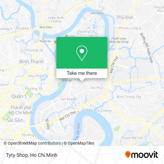 Tyty Shop map