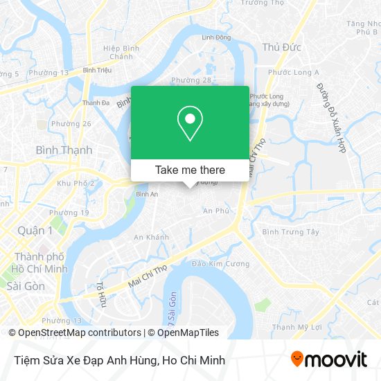 Tiệm Sửa Xe Đạp Anh Hùng map