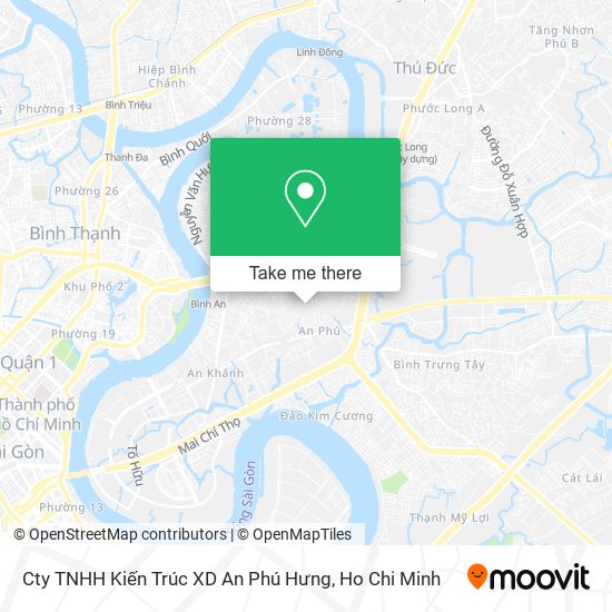 Cty TNHH Kiến Trúc XD An Phú Hưng map