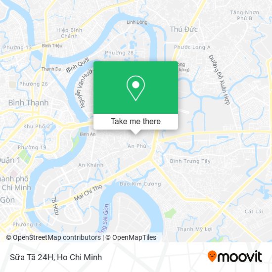Sữa Tã 24H map