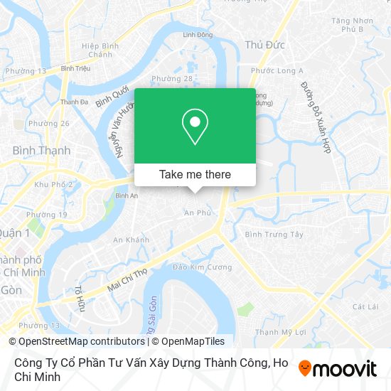 Công Ty Cổ Phần Tư Vấn Xây Dựng Thành Công map