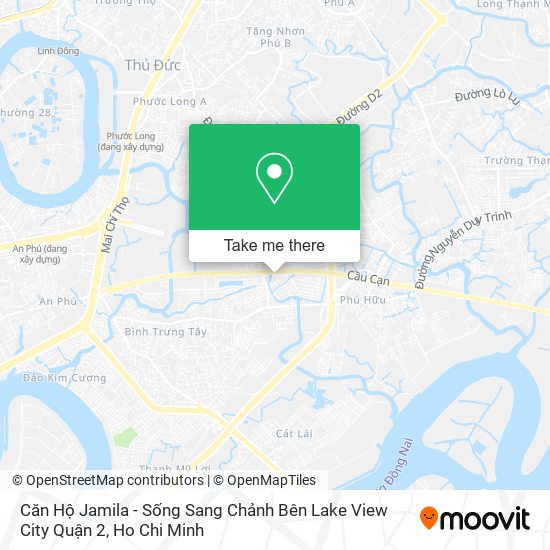 Căn Hộ Jamila - Sống Sang Chảnh Bên Lake View City Quận 2 map