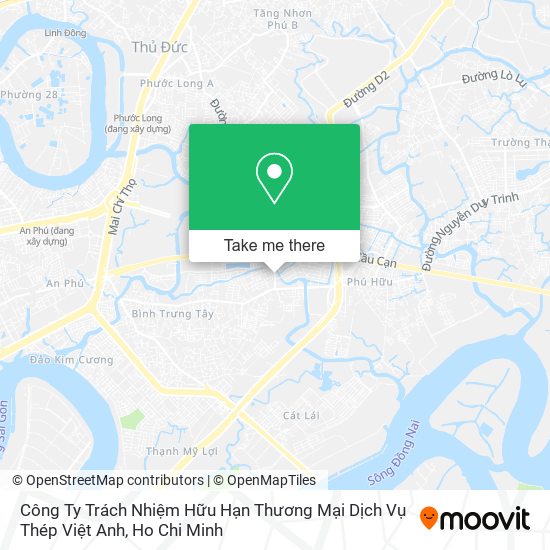Công Ty Trách Nhiệm Hữu Hạn Thương Mại Dịch Vụ Thép Việt Anh map