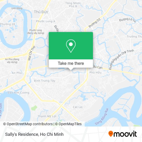 Sally's Residence map