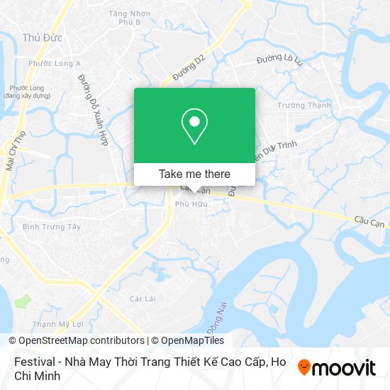 Festival - Nhà May Thời Trang Thiết Kế Cao Cấp map