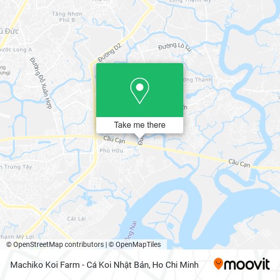 Machiko Koi Farm - Cá Koi Nhật Bản map