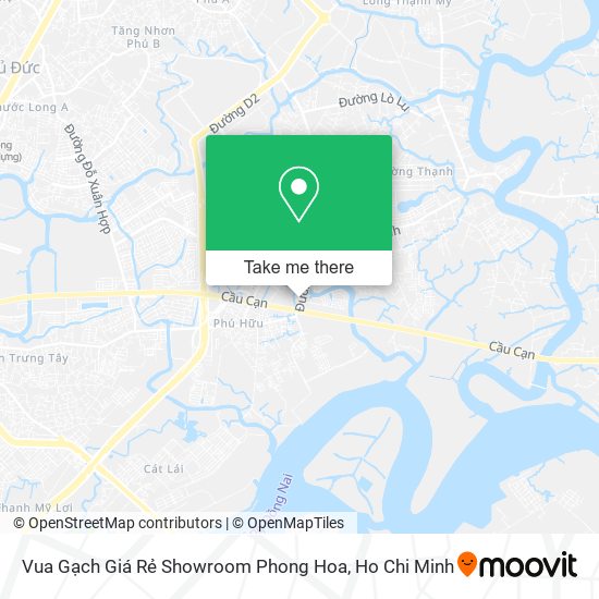 Vua Gạch Giá Rẻ Showroom Phong Hoa map