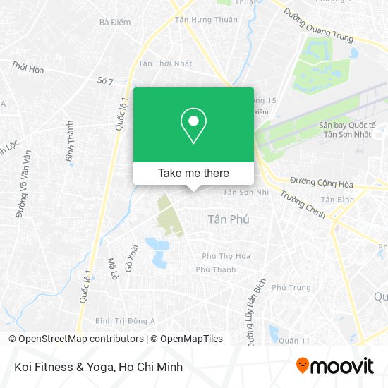 Koi Fitness & Yoga map