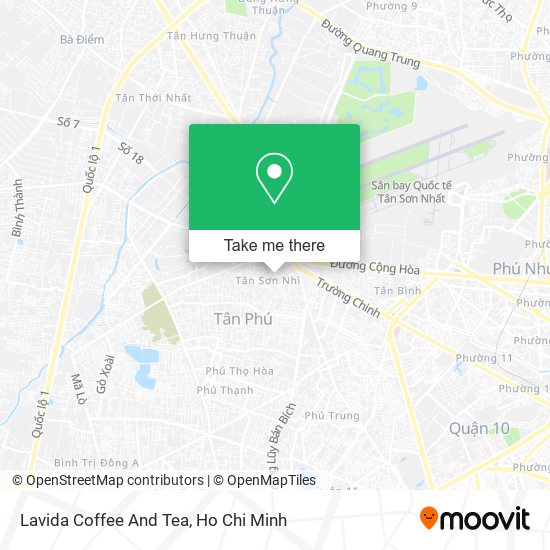 Lavida Coffee And Tea map