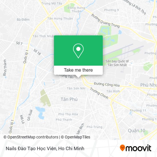 Nails Đào Tạo Học Viên map